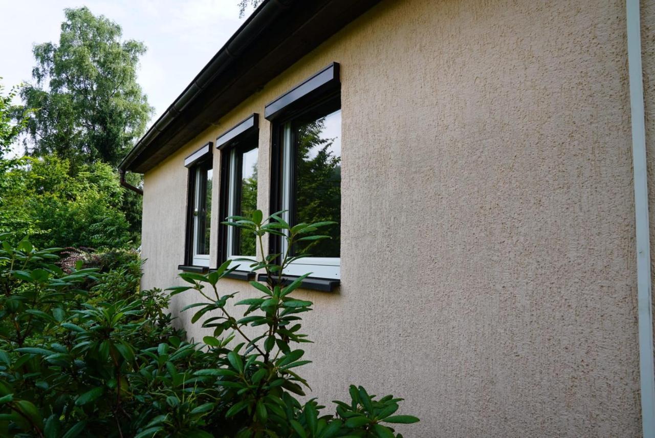 Ruhiges Ferienhaus Am Waldrand Mit Sauna Und Kamin - Hellaberg II Langenbach  Exterior foto